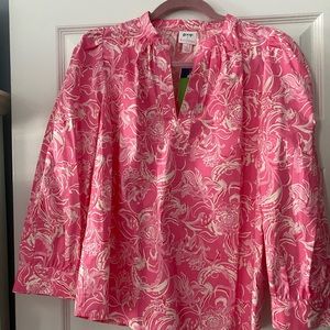 NWT Lilly Pulitzer x Goop Blouse Size Small